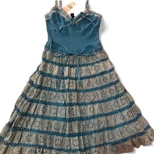 Vintage Betsey Johnson dress with Lace Trim